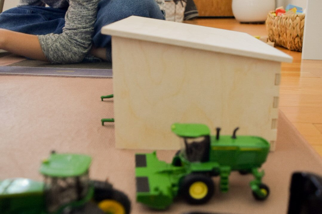 Handmade Toy Wood Shed
